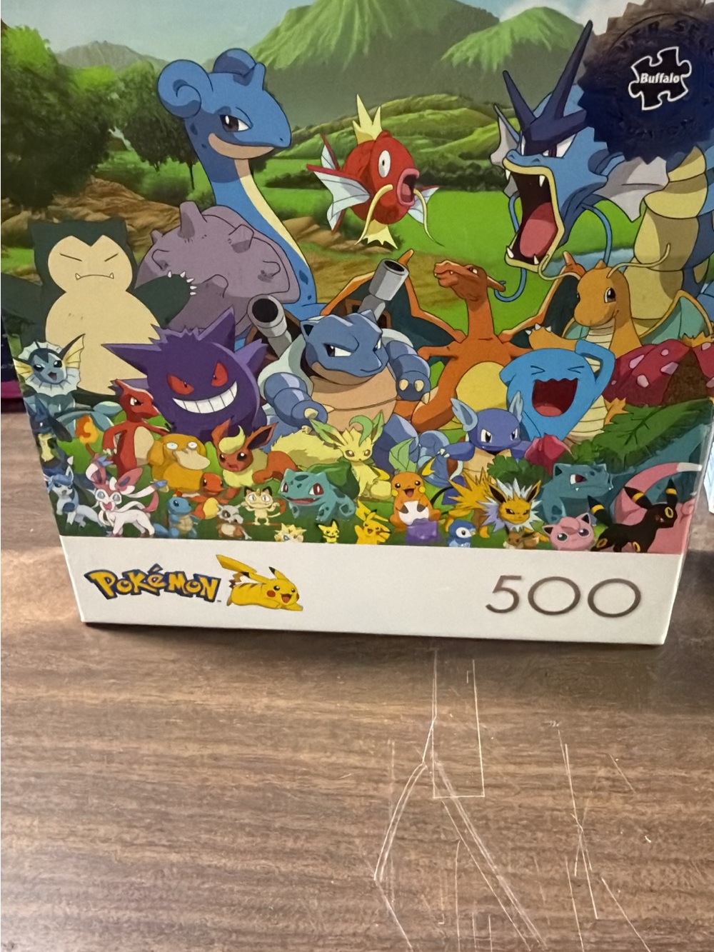 Buffalo David Bitton Multicolor Pokémon Group Puzzle Box Art